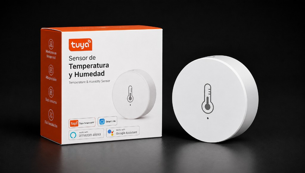 Tuya — Sensor de temperatura y humedad